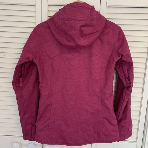 Burton DRYRIDE Womens XS Snowboard Ski Jacket Coat Pink Hooded Vented Winter - Picture 6 of 15